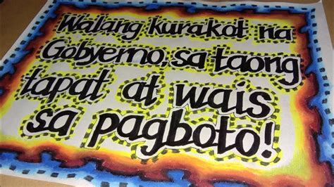 slogan for election tagalog